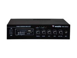 WM-600U Hat Trafolu USB MP3 Girişli Power Mikser - 1