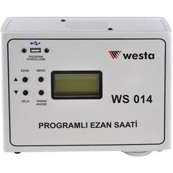 Westa - WS-014 Programlı Ezan Saat Cihazı