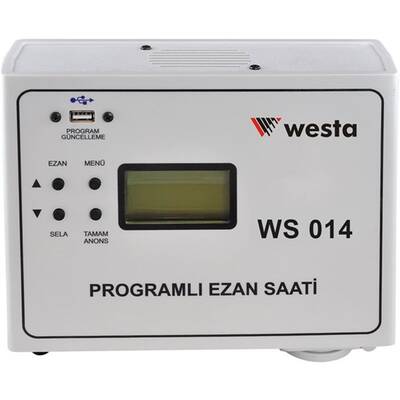WS-014 Programlı Ezan Saat Cihazı