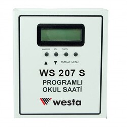 WS-207S USB Girişli Akıllı Okul Zil Saati - Thumbnail