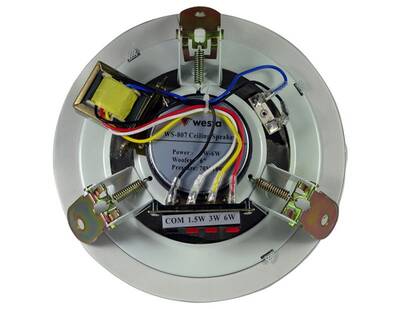 WS-807 6 inç 6W 8 ohm 100V Tavan Hoparlörü - 2
