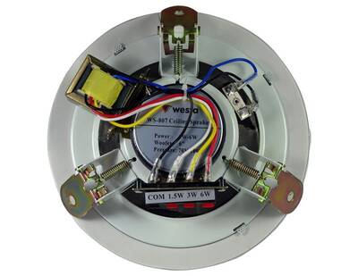 WS-807 6 inç 6W 8 ohm 100V Tavan Hoparlörü